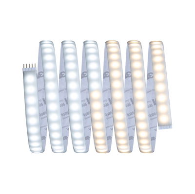 Flexibele LED-strip met warmwitte en koelwitte LEDs voor veelzijdige verlichtingsmogelijkheden