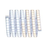 Flexibele LED-strip met warmwitte en koelwitte LEDs voor veelzijdige verlichtingsmogelijkheden