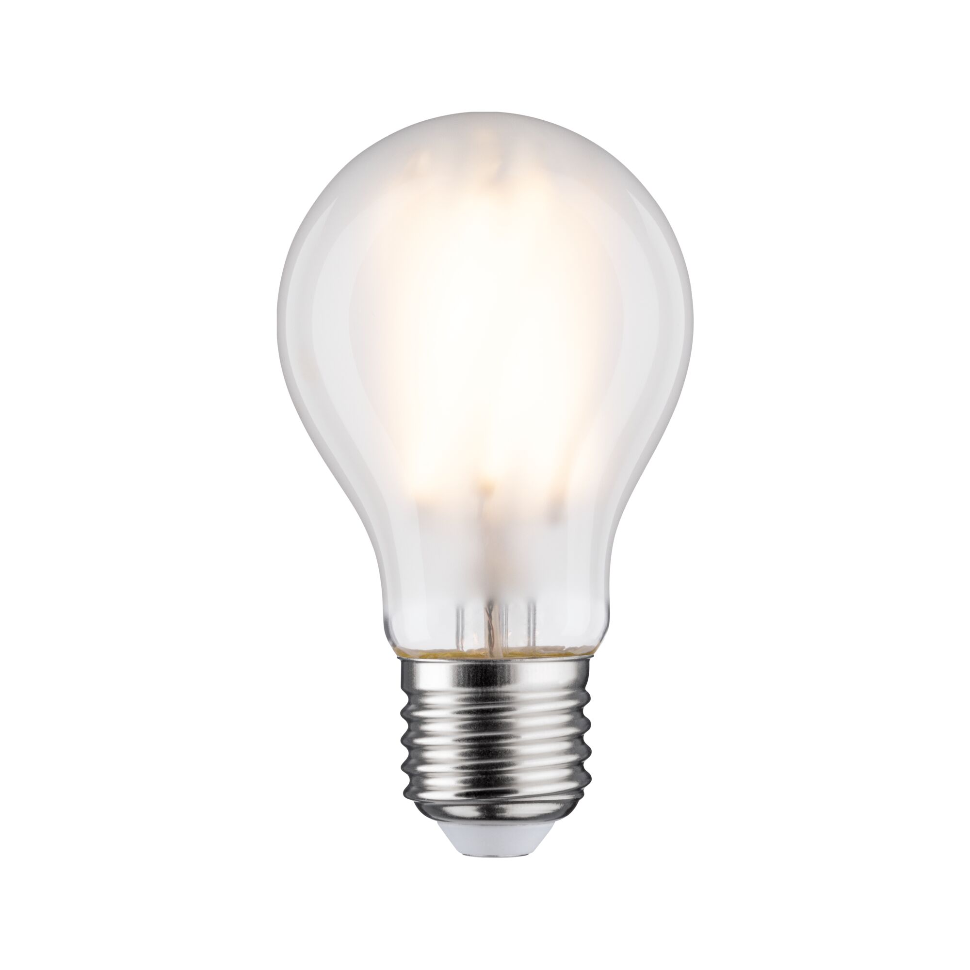 Gloeiende LED-lamp met helder glas en E27-fitting voor energiezuinige verlichting