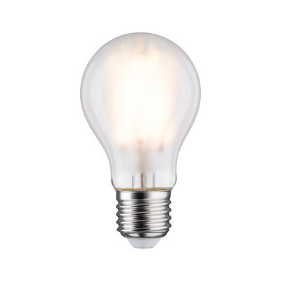 Leuchtende LED-Glühbirne mit transparentem Glas und E27-Fassung für energiesparende Beleuchtung