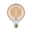 Rustic Shine 230 V Standard LED Globe 300lm 4,2W 1800K dimmable Gold Round amber LED bulb with spiral filament, energy-saving vintage light bulb