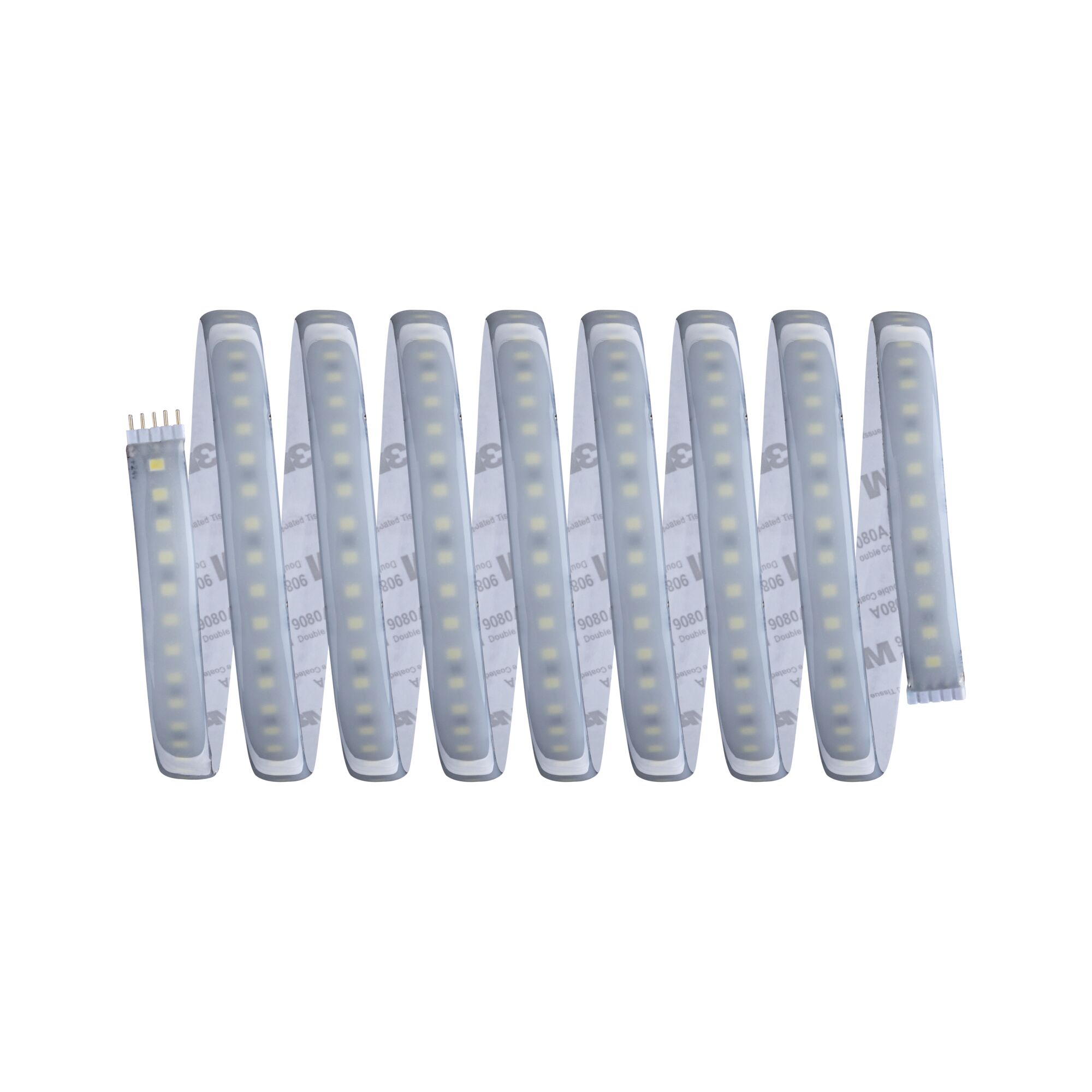 Flexible white LED strip light with protective coating for versatile lighting applications