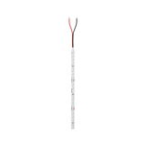 Bande LED blanche fine avec fils rouge et noir pour solutions d'éclairage polyvalentes.
