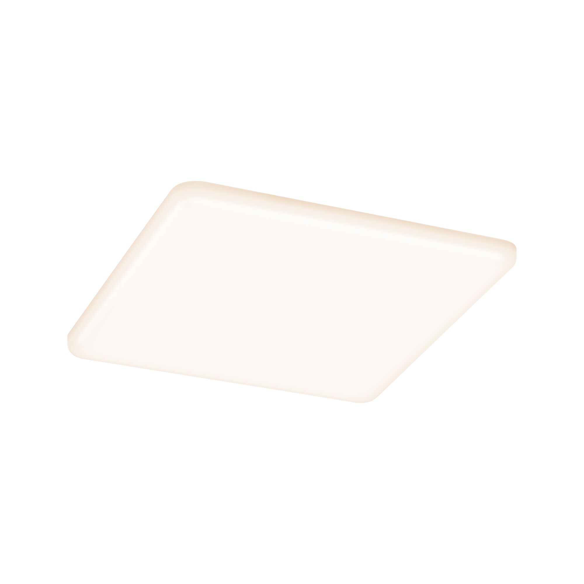 VariFit LED Recessed panel Veluna IP44 square 215x215mm 17W 1300lm White Switch Transparent