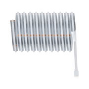 Flexibler LED-Streifen mit weißem Silikonmantel und 4-Pin-Stecker für vielseitige Lichtakzente