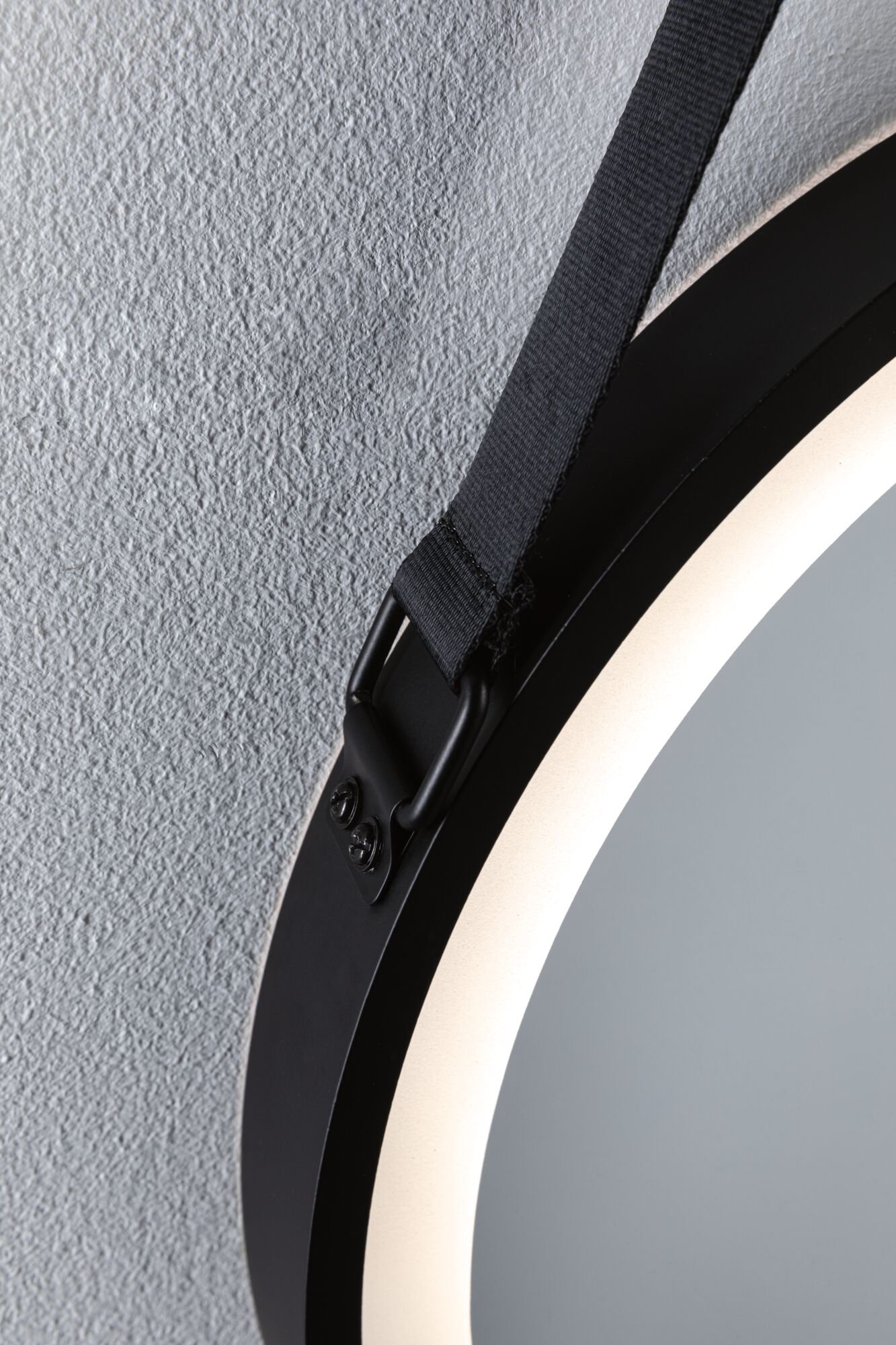 LED Leuchtspiegel Miro IP44 Tunable White 200lm 230V 7,5W Spiegel/Schwarz matt