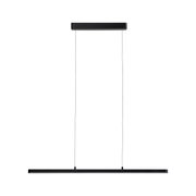 Suspension LED noire en métal au design fin pour éclairage intérieur moderne