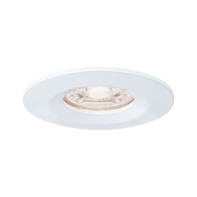 Spot encastré LED rond blanc avec lentille claire pour un éclairage intérieur économe en énergie