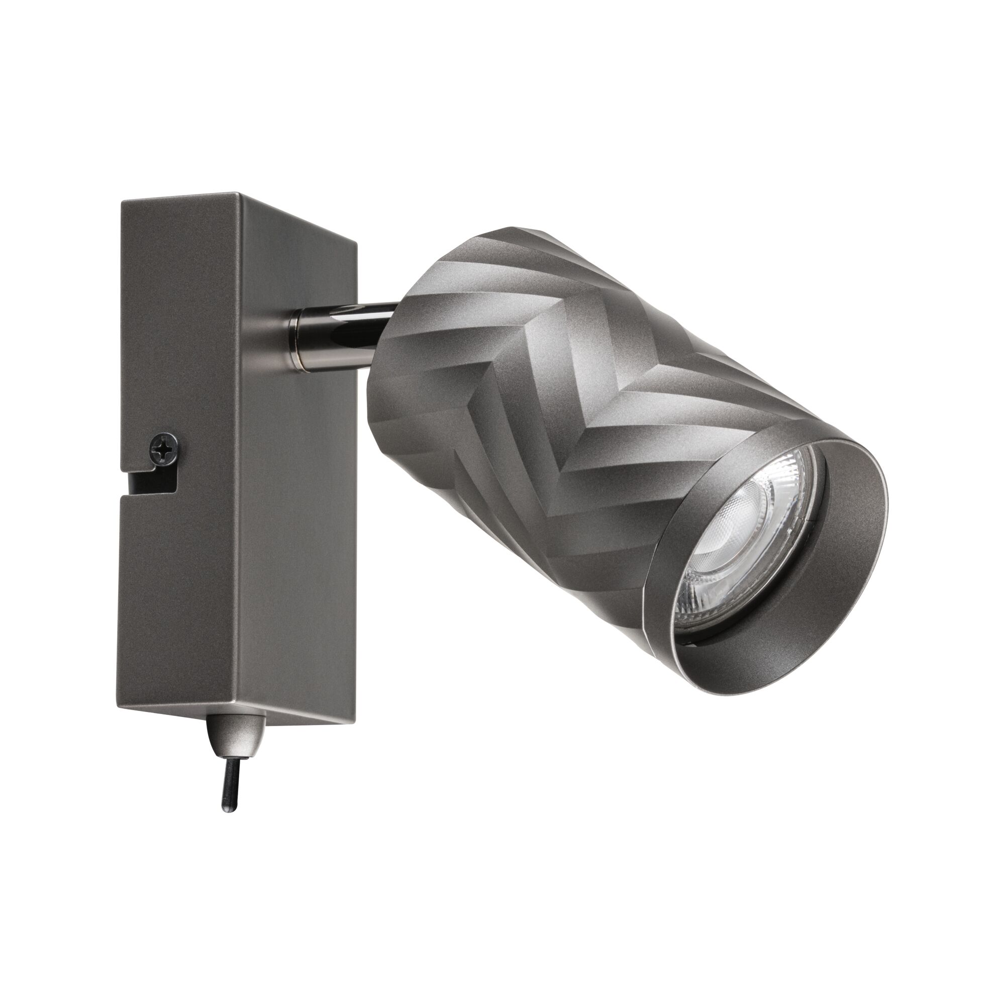 Spotlight Loreva GU10 max. 10W Titaanium Metaal