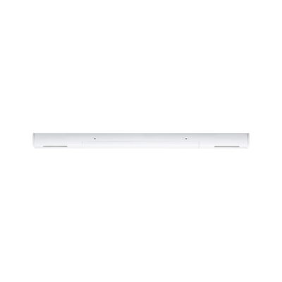 Slim white LED light made of plastic for modern indoor lighting with energy-saving technology