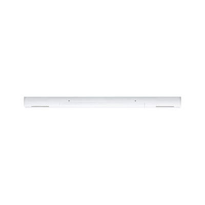 Slim white LED light made of plastic for modern indoor lighting with energy-saving technology