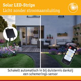 Zonne-LED-strips met afstandsbediening en schemeringssensor voor energiezuinige buitenverlichting