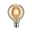 Vintage Edition Standard 230V LED Globe G95 E27 680lm 6,5W 2500K Gold Runde LED-Glühbirne mit bernsteinfarbenem Glas und sichtbaren Filamenten für dekorative Beleuchtung