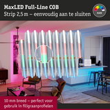 MaxLED Full-Line COB RGBW LED-strip 2,5 m breed, perfect voor gebruik in smalle profielen thuisverlichting