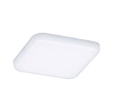 Square white LED ceiling light made of plastic for modern room lighting