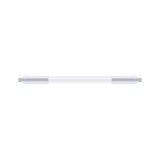 White LED tube with two metal pins, energy-saving fluorescent lamp for lighting