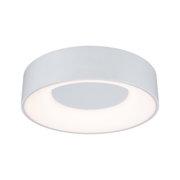 Ronde witte metalen plafondlamp met geïntegreerde LED voor moderne binnenverlichting