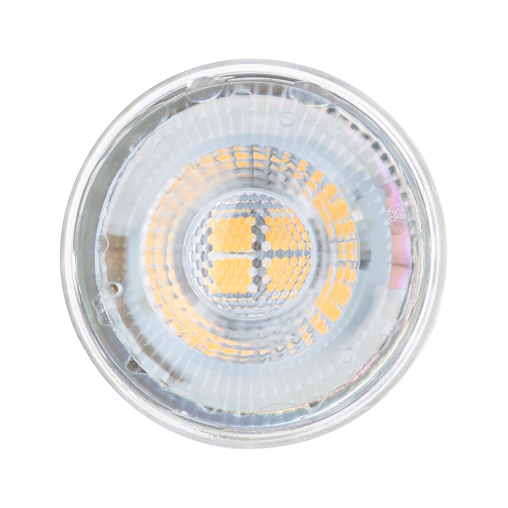 Spot LED avec verre transparent et lumière blanc chaud pour un éclairage économique