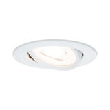 Spot encastré blanc en plastique avec tête orientable pour éclairage LED flexible