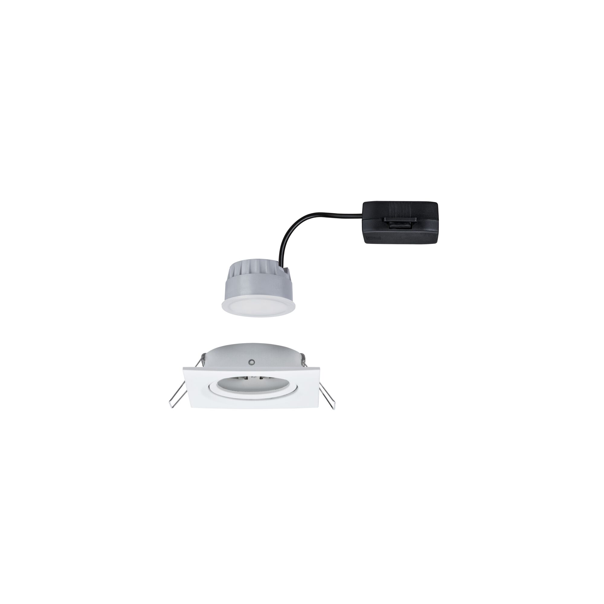 Paulmann 94471 Nova LED Recessed Luminaire 3-piece Set Coin