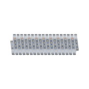 Flexibler LED-Lichtstreifen in Silber mit warmweißen LEDs für moderne Beleuchtungslösungen