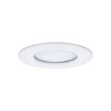 Round white LED recessed panel made of plastic for energy-saving ceiling lighting