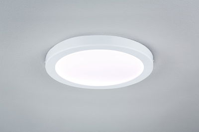Plafonnier LED rond blanc avec diffuseur mat pour un éclairage moderne