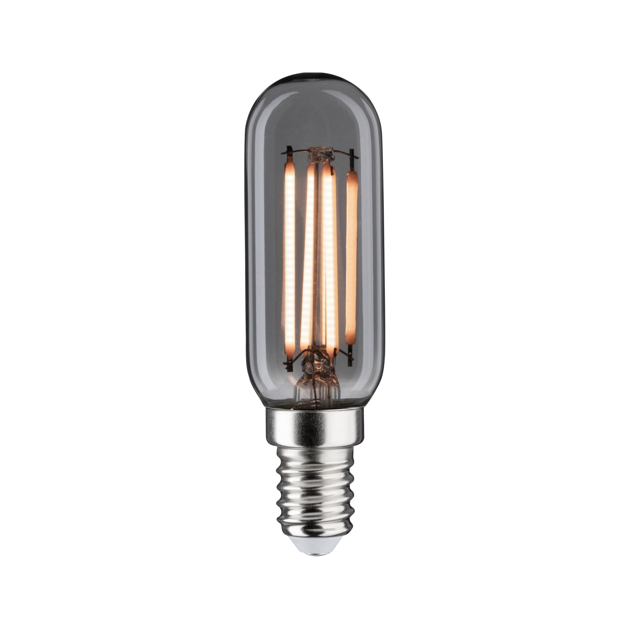 1879 Filament 230 V Tubes LED E14 Dim 130lm 4W 1800K gradable Verre fumé Ampoule LED filament classique avec verre transparent et culot E14 pour éclairage économique
