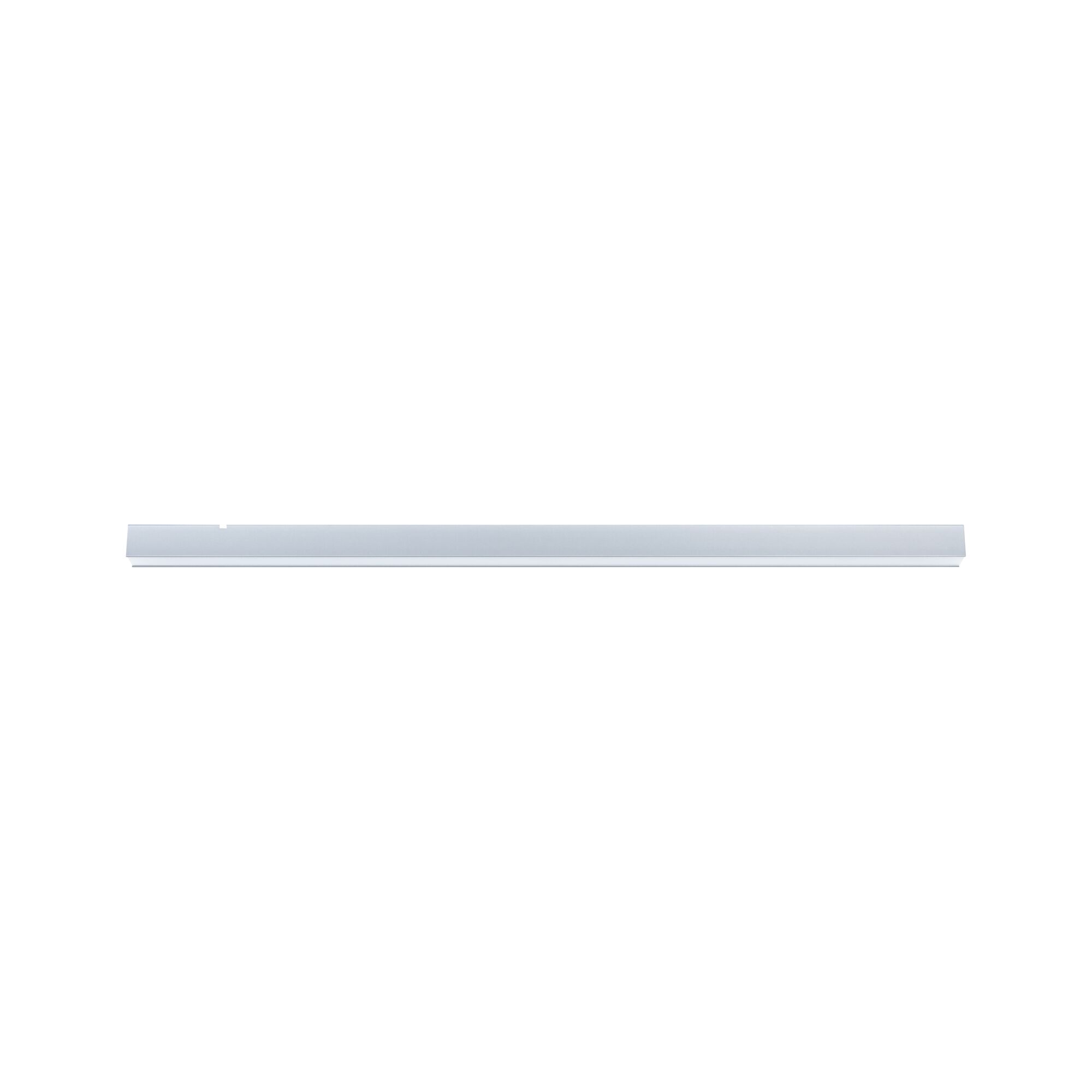 Slim white aluminum LED strip for modern indoor lighting and energy-efficient light accents.
