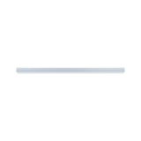 Slim white aluminum LED strip for modern indoor lighting and energy-efficient light accents.