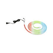 Colourful flexible LED strip with connector cable for decorative and ambient lighting solutions