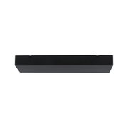 Boîtier LED rectangulaire noir en métal pour solutions d'éclairage modernes