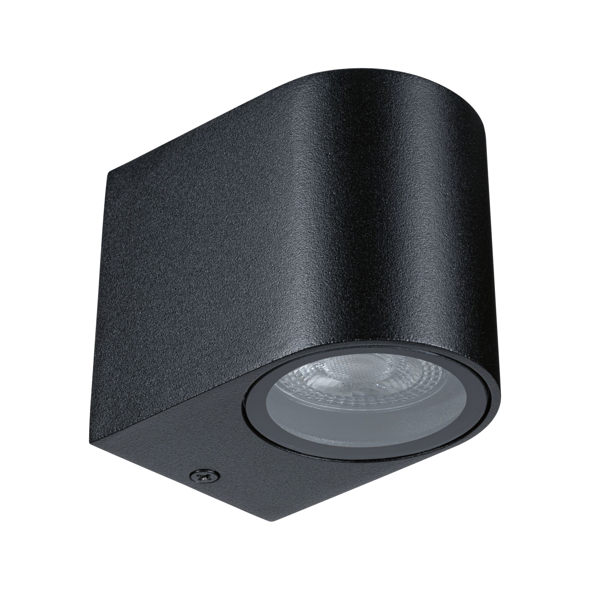 Wandlamp Perugia IP44 GU10 230V max. 10W Zwart mat