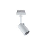 Moderne witte metalen LED-spot met verstelbare kop voor flexibele verlichting