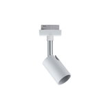 Spot LED moderne blanc en métal avec tête réglable pour un éclairage flexible
