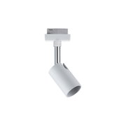 Moderner weißer LED-Strahler aus Metall mit verstellbarem Kopf für flexible Beleuchtung