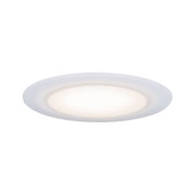 Panneau LED de plafond rond en plastique blanc avec lumière blanc chaud pour éclairage moderne