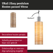 URail 2Easy houten hanglamp met warm licht voor stijlvolle moderne binnenverlichting