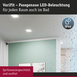 VariFit LED-Deckenleuchte mit IP44 Schutz, spritzwassergeschützt und rostfrei für Bad und Wohnraum