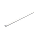Slim silver aluminum LED under-cabinet light with even illumination for kitchen lighting