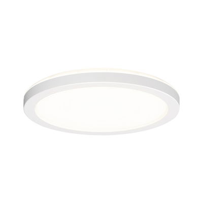 Round white LED ceiling light with slim design for modern indoor lighting