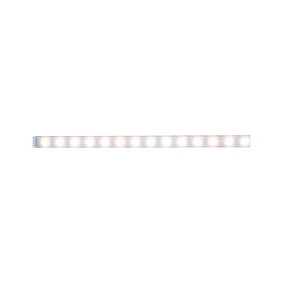 Lange LED-lichtstrip met warm wit licht en aluminium behuizing voor moderne binnenverlichting