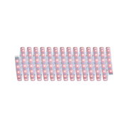 Bande LED flexible avec lumières rouges et revêtement en silicone transparent pour éclairage décoratif
