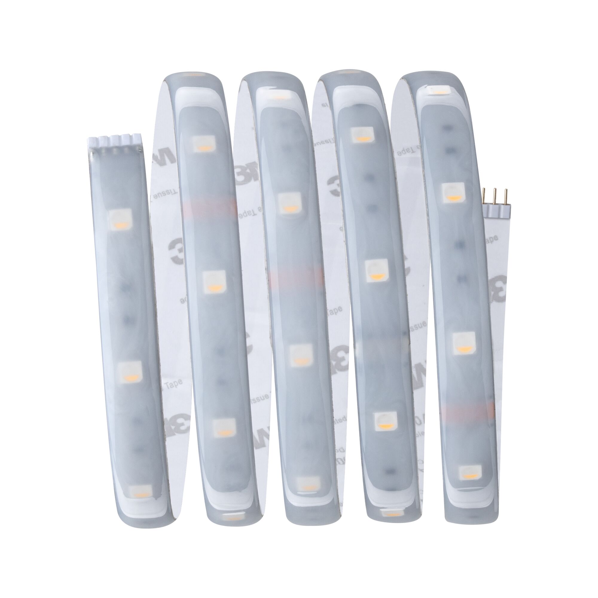 Flexibler LED-Lichtstreifen mit Schutzschicht in Weiß für dekorative Beleuchtung und Akzente