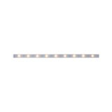 Long LED light strip with warm white LEDs and transparent casing for modern indoor lighting