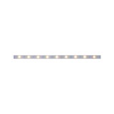 Long LED light strip with warm white LEDs and transparent casing for modern indoor lighting