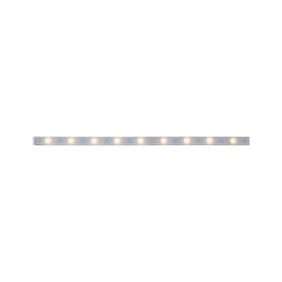 Long LED light strip with warm white LEDs and transparent casing for modern indoor lighting