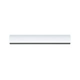 Slim white metal LED wall light for modern indoor lighting with energy-saving technology