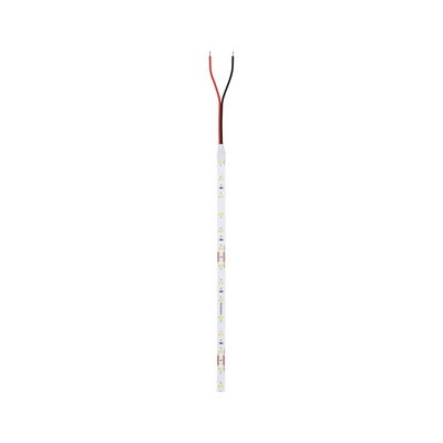Bande LED blanche avec fils rouge et noir pour solutions d'éclairage flexibles
