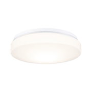 Plafonnier rond en plastique blanc avec LED blanc chaud pour éclairage intérieur